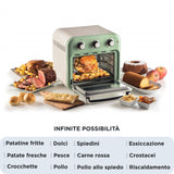 Ariete 4632/04 Enkelt 16 L Fritstående 1400 W Varmluftsteger Grøn