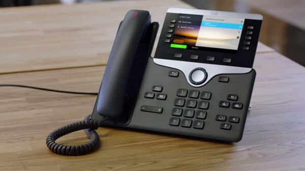 Cisco 8851 IP-telefon Sort