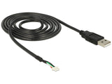 DeLOCK 95986 kabel til kamera 1,5 m Sort