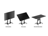 Multibrackets 7104 skærmbeslag til skiltning 2,18 m (86") Sort