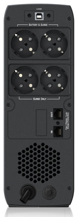 PowerWalker VI 600 CSW UPS-enhed Interaktivt indgangsstik 0,6 kVA 360 W 4 AC stikkontakt(er)