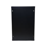 Extralink 18U 600X600 WALL-MOUNTED RACKMOUNT CABINET BLACK Vægmonteret stativ Sort
