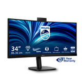 Philips 3000 series 34B2U3600CH/00 computerskærm 86,4 cm (34") 3440 x 1440 pixel Wide Quad HD LCD Sort