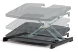 BakkerElkhuizen Pro 959 Footrest Sort, Grå, Orange