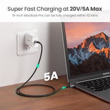 Ugreen 70429 USB-kabel 1 m USB C 0,48 Gbit/sek. 100 W Sort