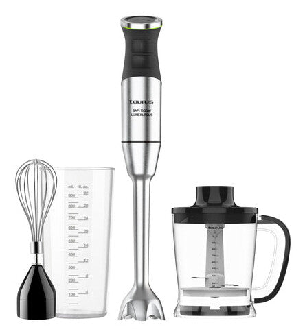 Taurus BAPI 1500 LUXE XL PLUS Nedsænkning blender 1500 W Sort, Rustfrit stål