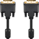 Goobay 93110 DVI kabel 2 m DVI-D Sort