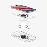 Spigen Ultra Hybrid Neo One (MagFit) mobiltelefon etui 15,5 cm (6.1") Cover Sort, Transparent