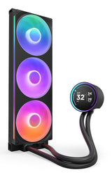 NZXT Kraken Elite 420 RGB Processor Alt-i-en væskekøler 14 cm Sort 1 stk