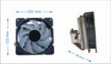 Gembird CPU-HURACAN-ARGB-X140 Computerkølesystem Processor Luftkøler 12 cm Sort, Hvid