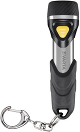 Varta Day Light Key Chain Light Aluminium, Sort Nøglering med lommelygte LED