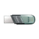 SanDisk iXpand Flash Drive Flip USB-nøgle 64 GB USB Type-A / Lightning 3.2 Gen 1 (3.1 Gen 1) Grå, Sølv, Transparent