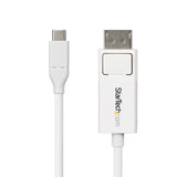 StarTech.com CDP2DP2MBW videokabel adapter 1,9 m DisplayPort USB Type-C Hvid