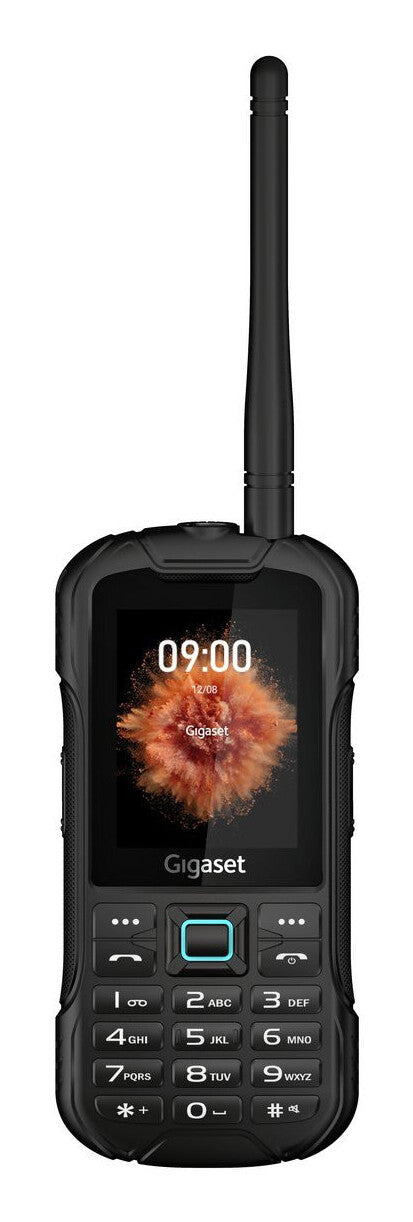 Gigaset GLX8 Active 6,1 cm (2.4") Dual SIM Mocor OS 4G USB Type-C 0,064 GB 0,128 GB 2500 mAh Sort