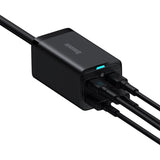 Baseus CCGP000101 oplader til mobil enhed Smartphone, Tablet, Laptop Sort Vekselstrøm Hurtig opladning Indendørs