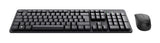 Trust TKM-360 tastatur Mus inkluderet Kontor RF trådløst QWERTY Nordisk Sort
