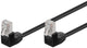 Goobay 96076 netværkskabel Sort 0,25 m Cat5e F/UTP (FTP)