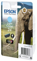 Epson Elephant C13T24254022 blækpatron 1 stk Original Lys cyan