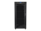 Lanberg FF01-8822-12BL stativ 22U Fritstående reol Sort