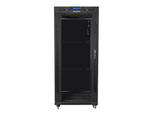 Lanberg FF01-8822-12BL stativ 22U Fritstående reol Sort