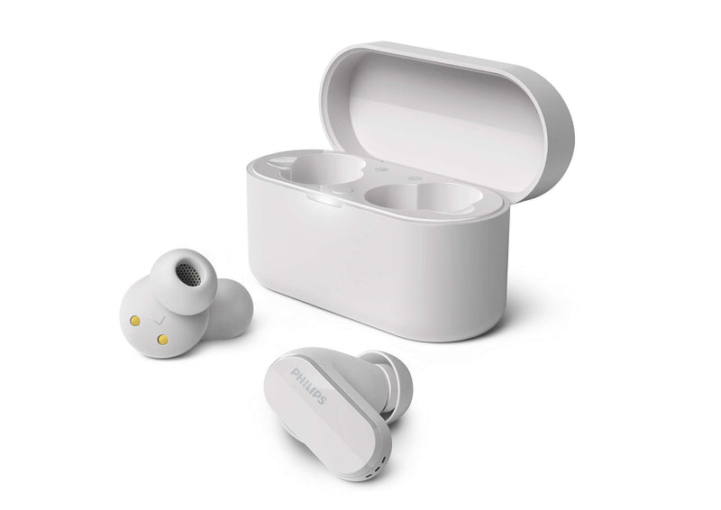 Philips TAT3508WT/00 hovedtelefoner/headset True Wireless Stereo (TWS) I ørerne Opkald/musik Bluetooth Hvid