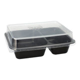 Papstar 96553 engangsbeholder til madopbevaring Polypropylen (PP) Sort