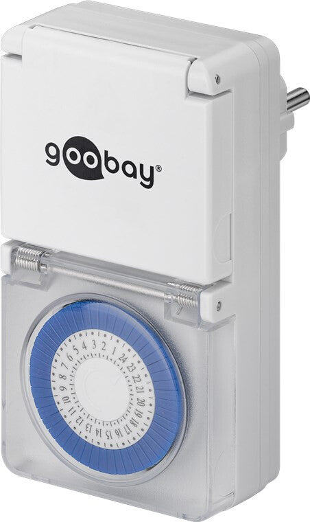 Goobay 73289 elektronisk tæller Hvid Daglig timer