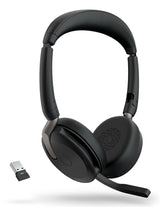 Jabra Evolve2 65 Flex Headset Trådløs Kontor/Callcenter USB Type-A Bluetooth Opladningsstativ