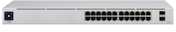 Ubiquiti UniFi USW-24 netværksswitch Administreret L2 Gigabit Ethernet (10/100/1000) Sølv