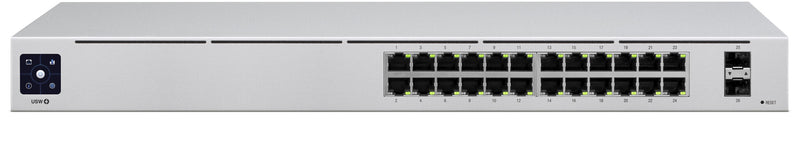 Ubiquiti UniFi USW-24 netværksswitch Administreret L2 Gigabit Ethernet (10/100/1000) Sølv