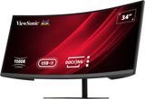 Viewsonic VG3419C-2 computerskærm 86,4 cm (34") 3440 x 1440 pixel UltraWide Quad HD LED Sort