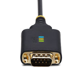 StarTech.com 2P1FFC-USB-SERIAL kabel kønsskifter USB-A 2 x DB-9 RS-232 Sort, Grå
