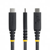 StarTech.com CC1M40GUSB4TP USB-kabel USB4 Gen 3x2 1 m USB C 40 Gbit/sek. 240 W Sort