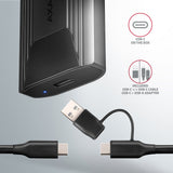 Axagon EEM2-GTS2 drevkabinet SSD kabinet Sort M.2