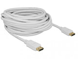 DeLOCK 84863 DisplayPort kabel 10 m Hvid