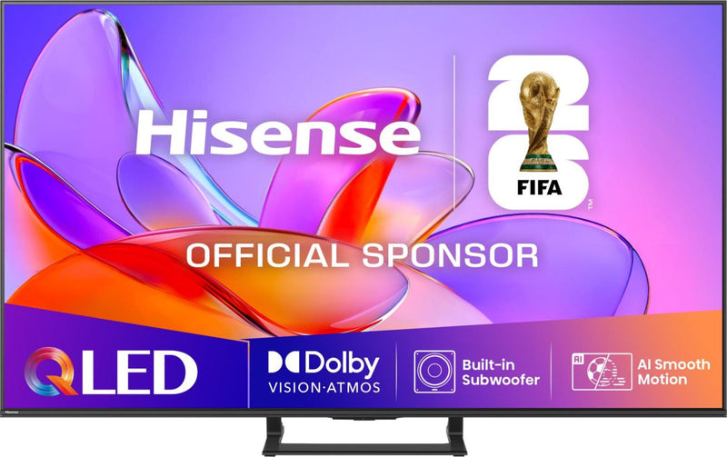 Hisense A7Q 65A7Q 165,1 cm (65") 4K Ultra HD Smart TV Wi-Fi Sort 400 cd/m²