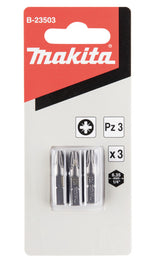 Makita B-23503 skruetrækker bit 3 stk