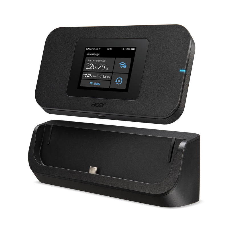 Acer Connect Enduro M4D trådløs router Dual-band (2,4 GHz / 5 GHz) 5G Sort