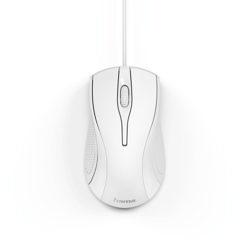 Hama MC-200 mus Kontor Højre hånd USB Type-A Optisk 1200 dpi