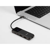DeLOCK 92001 dockingstation Ledningsført USB 3.2 Gen 1 (3.1 Gen 1) Type-C Anthracit