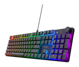 Trust GXT 866 Torix tastatur Spil USB QWERTZ Tysk Sort