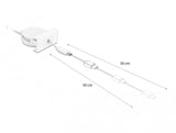 DeLOCK 81319 USB-kabel USB 2.0 0,62 m USB A Micro-USB B 0,48 Gbit/sek. Hvid