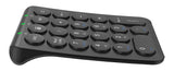 Deltaco TB-125 numerisk tastatur Laptop/PC RF trådløst Sort