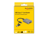 DeLOCK 91011 kortlæser USB 3.2 Gen 2 (3.1 Gen 2) Type-C Grå