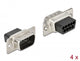DeLOCK 66708 kabelsamler D-Sub Sort, Sølv