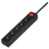 Savio LZ-15 smart strømskinne 5 AC stikkontakt(er) Universel 5 m 0 2500 W Sort