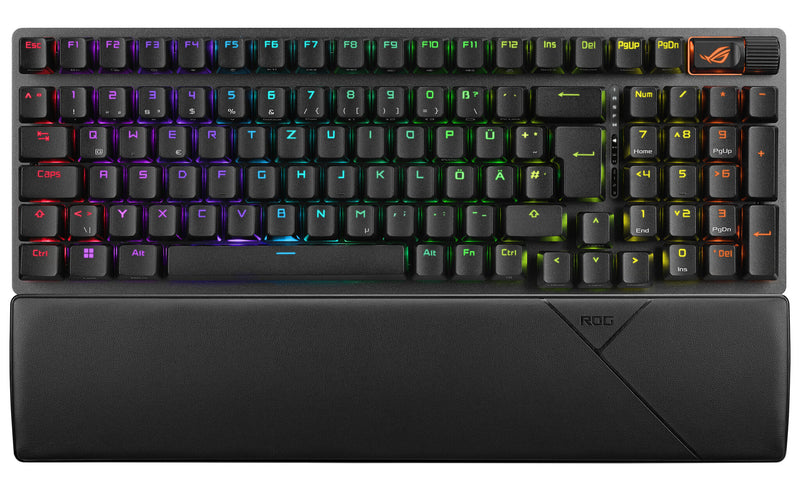 ASUS ROG Strix Scope II 96 Wireless tastatur Spil USB + RF Wireless + Bluetooth QWERTZ Tysk Sort