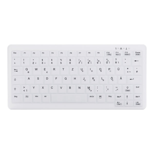 Contour Design Active Key AK-C4110 tastatur Medicinsk RF trådløst QWERTZ Tysk Hvid