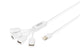 Digitus DA-70216 interface hub 480 Mbit/s Hvid