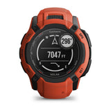 Garmin Instinct 2X Solar 2,79 cm (1.1") MIP 50 mm Digital 176 x 176 pixel Berøringsskærm Rød GPS (satellit)